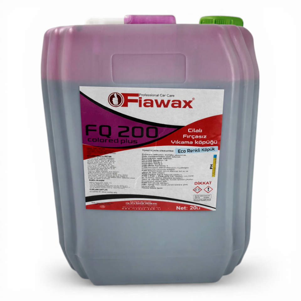 Fiawax Fırçasız Oto Yıkama Köpüğü (Kırmızı Köpüklü) 20 lt