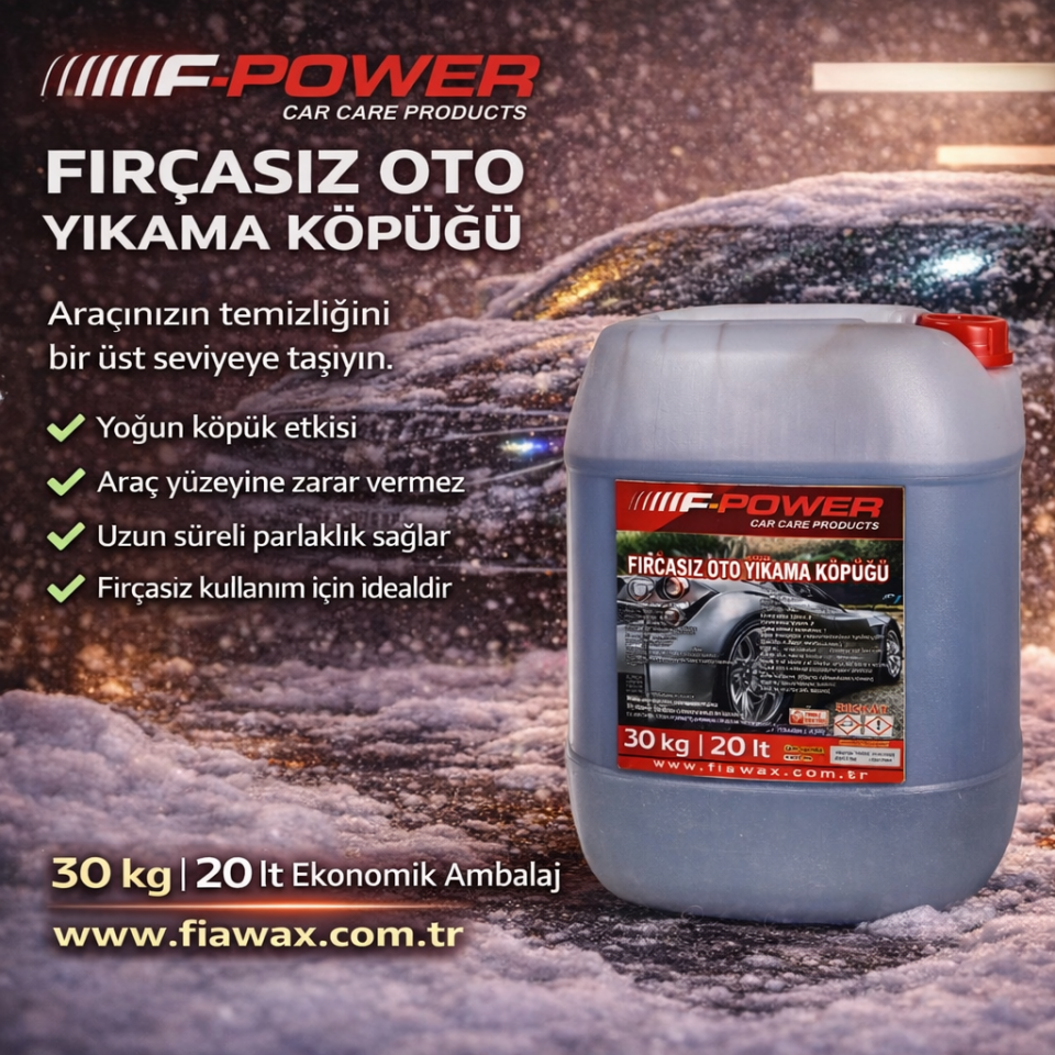 F-power Fırçasız Oto Yıkama Köpüğü 30 Kg