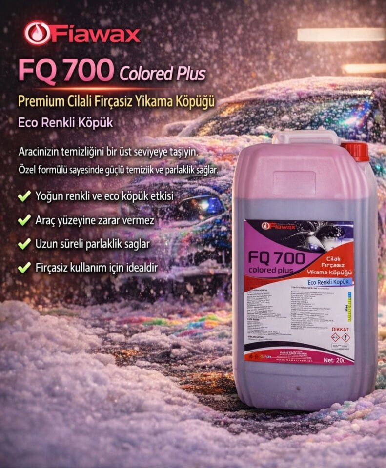Fq700 Colored Plus Cilalı Fırçasız Renkli Köpük