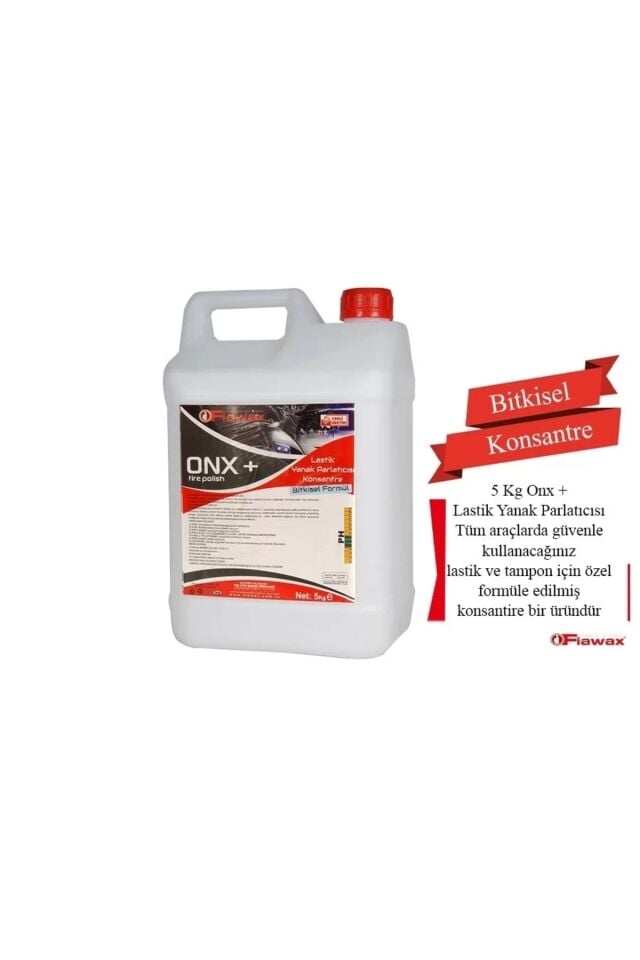 Onx Lastik Yanak Parlatma Maddesi Bitkisel Konsantre 5kg