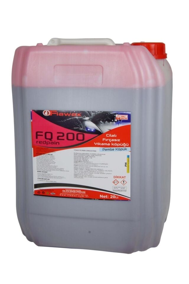 Fırçasız Oto Yıkama Köpüğü (kırmızı Köpüklü) 20 lt Redpain