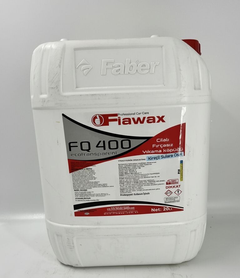FQ400 Ecotransparent Cilalı Fırçasız Oto Yıkama Köpüğü 20 lt