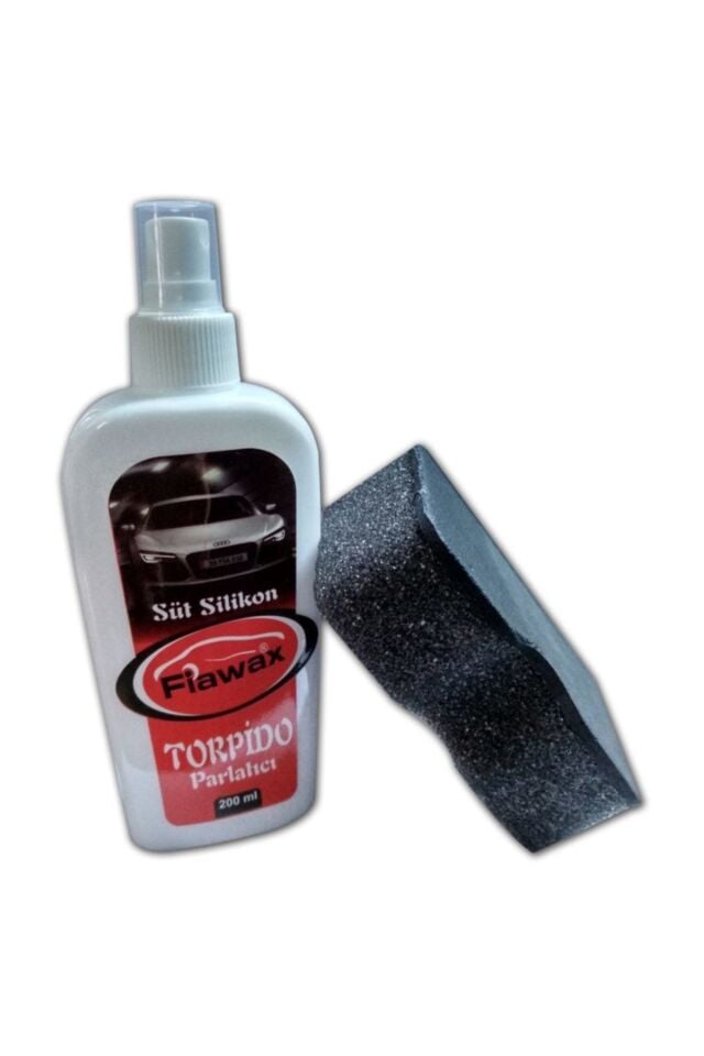 SÜNGER HEDİYELİ SÜT SİLİKON OTO TORPİDO PARLATICI 200ML