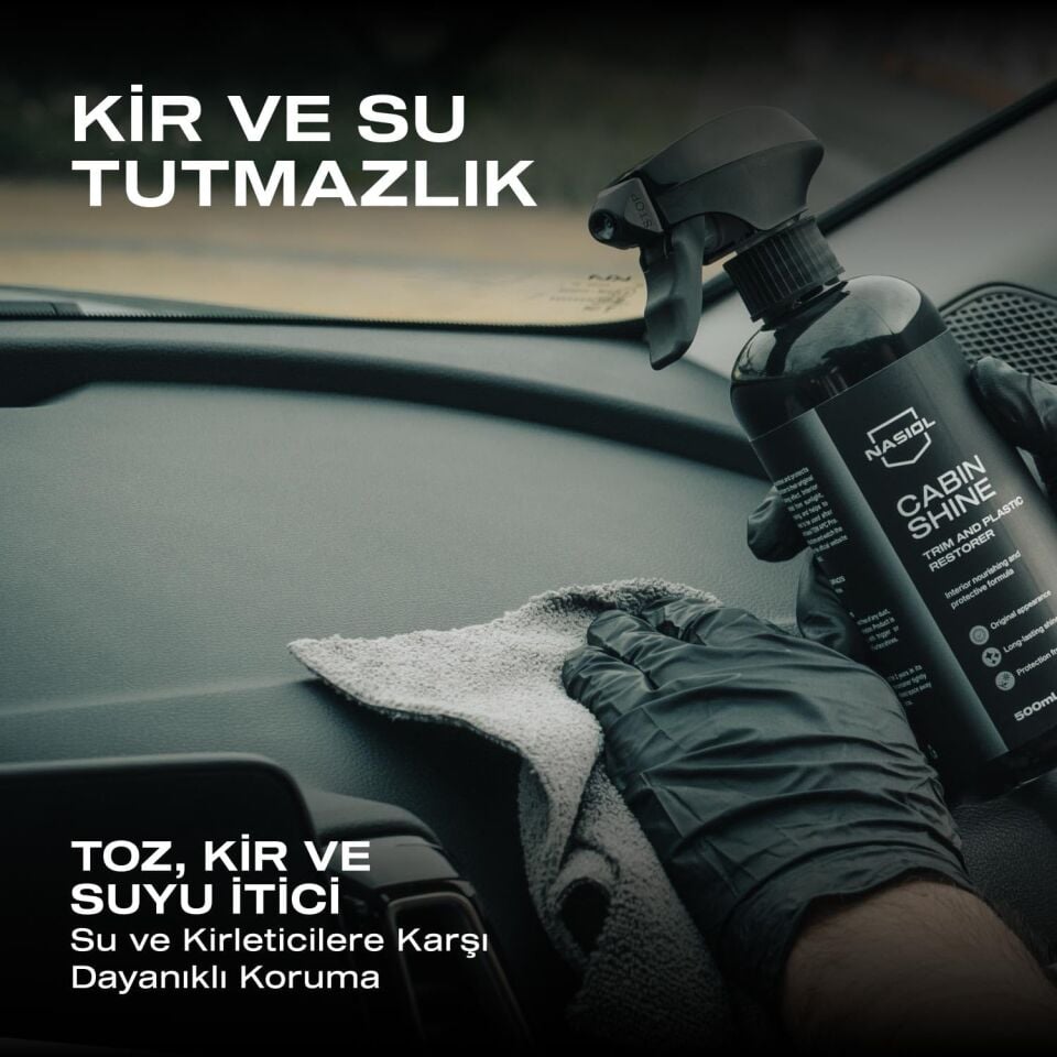Nasiol Cabinshine Araç İçi Aksesuar Ve Plastik Parlatıcı
