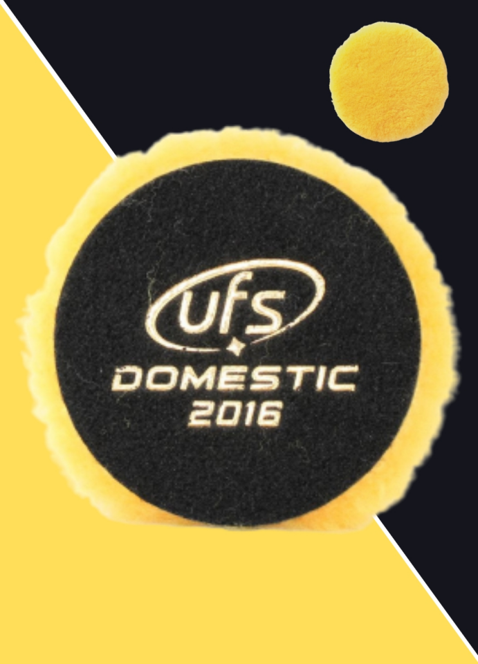 UFS Domestic 2016 Premium Polisaj Keçesi Sarı 160 mm