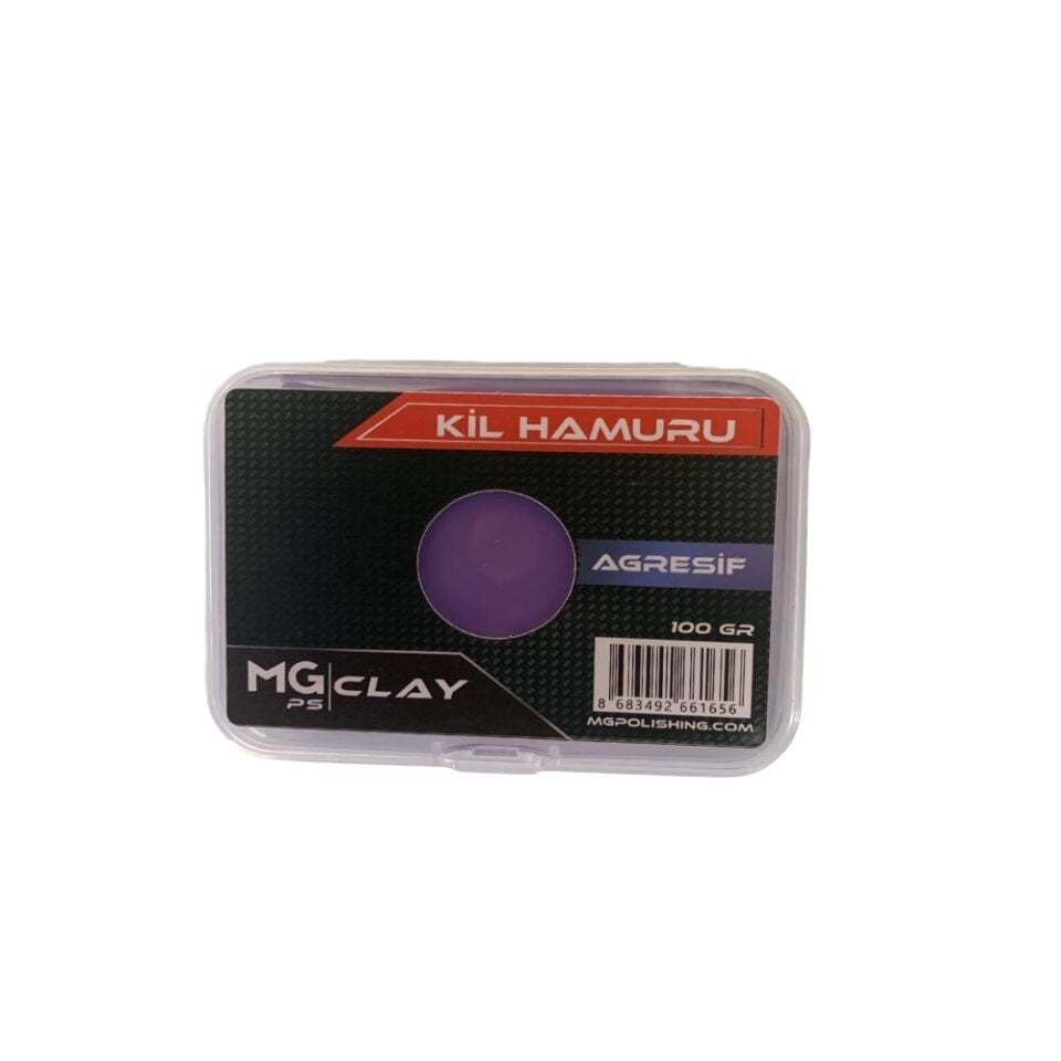 MG PS Agresif Yüzey Temizleyici Kil Hamuru 100 gr (Mor) – Clay Bar Temizleme Kili