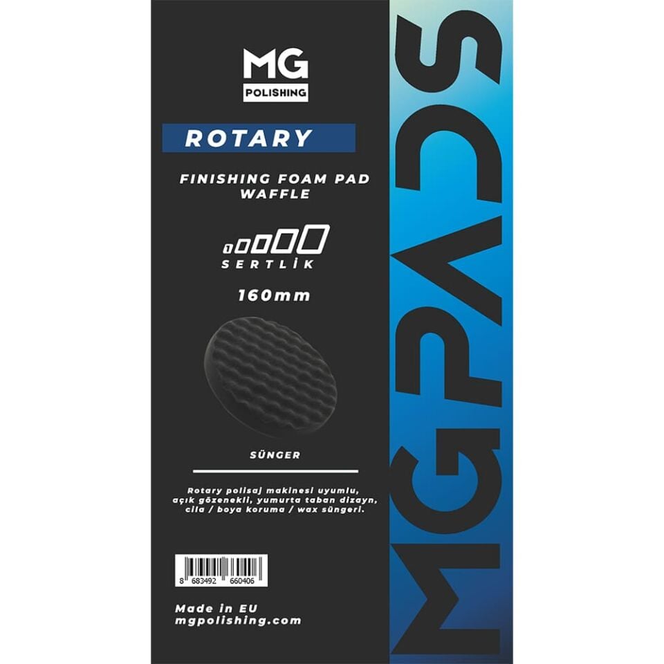 Orbital polisaj makinesi uyumlu, Açık gözenekli, Yüksek performanlı ara kesim pasta süngeri.  Taban Çapı: 130 mm Yüzey Çapı: 150 mm Yükseklik: 25 mm  Renk: Kırmızı